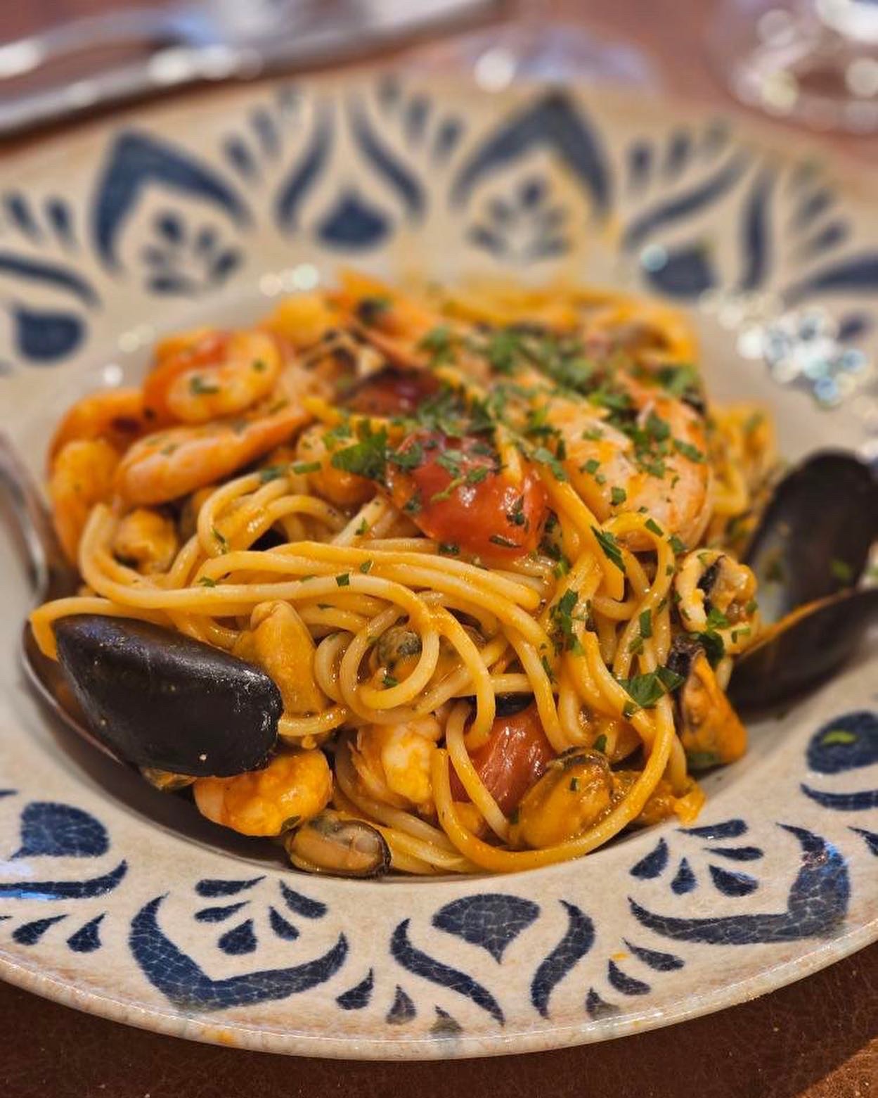 Pasta mit Meeresfrüchten